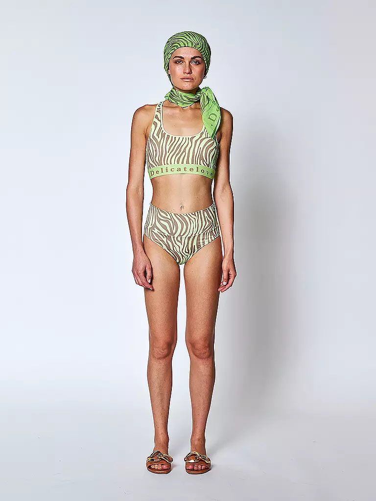 DELICATELOVE | Bikini FIONA BIG TIGER | Verde