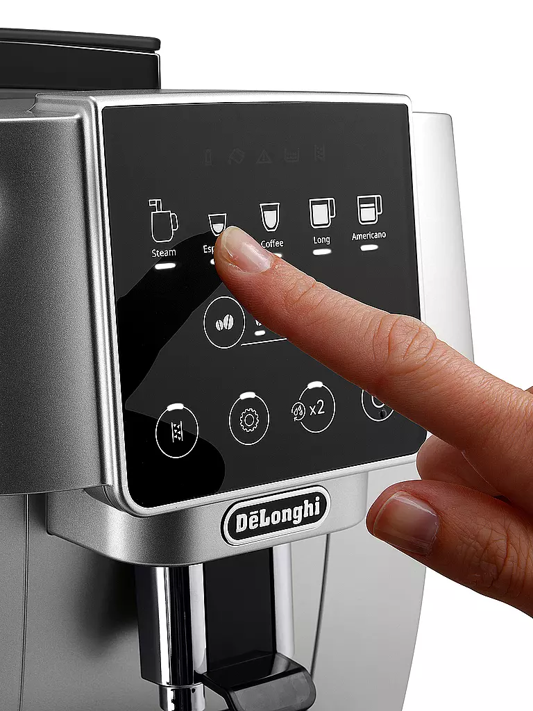 DELONGHI | Cafetera automática ECAM220.30.SB Magnifica Start Plata / Negro | 