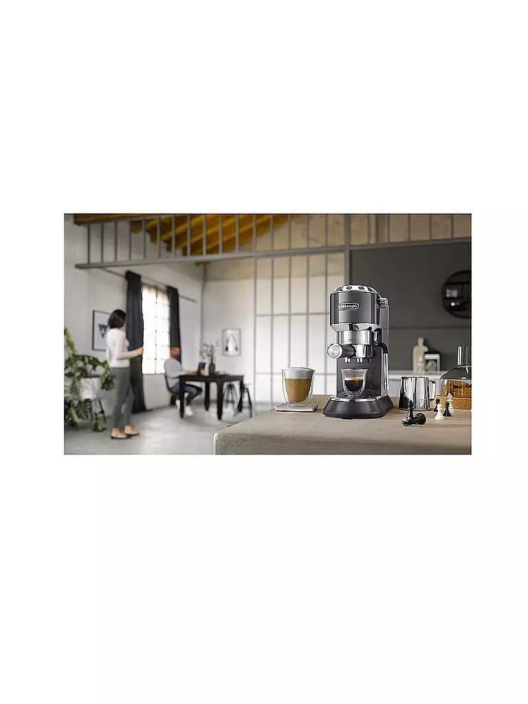 DELONGHI | Cafetera EC885GY Dedica Arte Gris | Gris