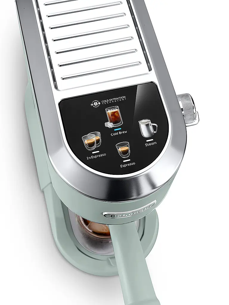 DELONGHI | Máquina de café espresso con portafiltro ESPRESSO DEDICA DUO Verde | Verde claro