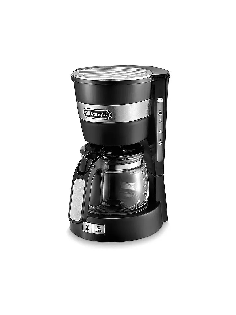 DELONGHI | Mini Cafetera de Filtro Active Line ICM14011.B Negra | schwarz