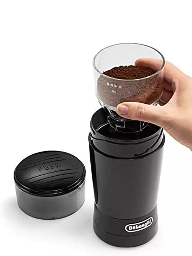 DELONGHI | Molinillo de café eléctrico KG200 negro | schwarz