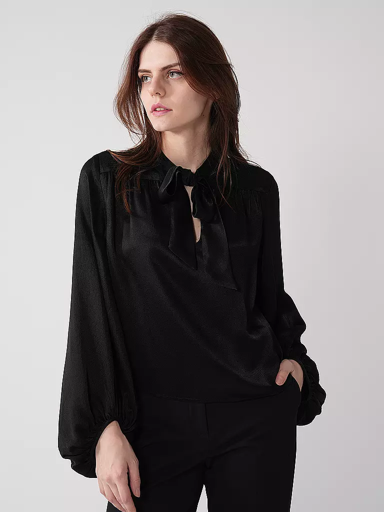 DESIGNERS REMIX | Bluse LUCILLE | Negro