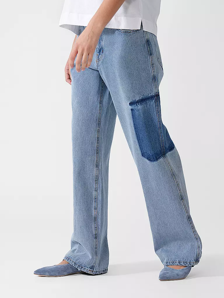 DESIGNERS REMIX | Jeans de pierna ancha MILES | Azul claro