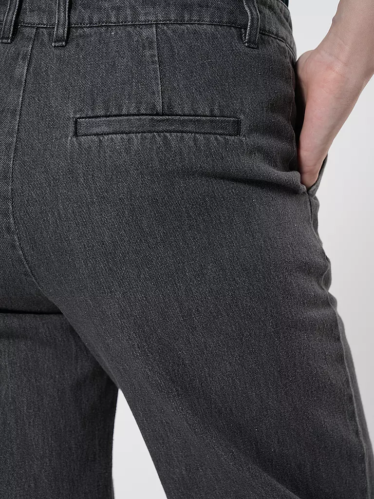 DESIGNERS REMIX | Jeans Wide Leg MILES SUIT | Negro