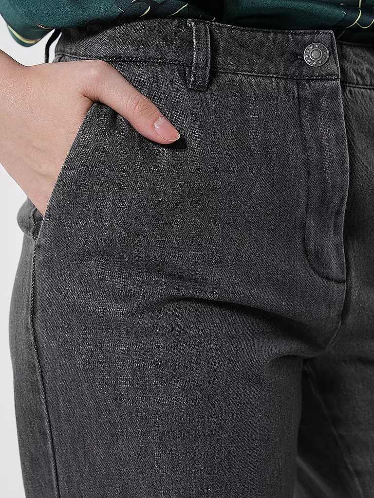 DESIGNERS REMIX | Jeans Wide Leg MILES SUIT | Negro