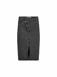 DESIGNERS REMIX | Jeansrock Midi MILES | Negro