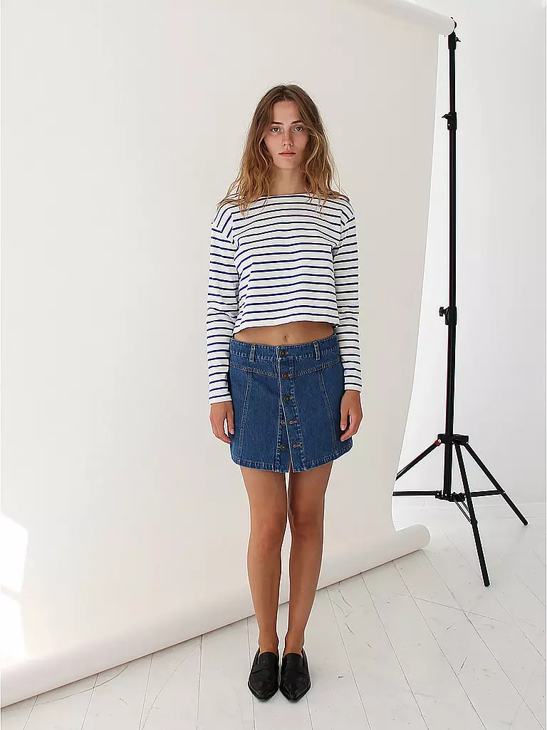 DESIGNERS REMIX | Langarmshirt STACY | Azul claro