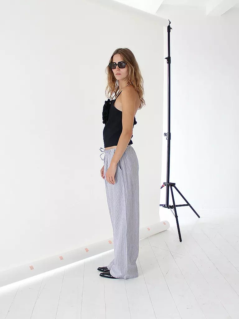 DESIGNERS REMIX | Marlenehose HARRIET | Azul claro