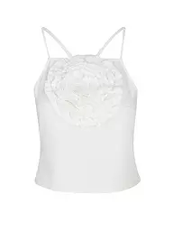 DESIGNERS REMIX | Top Cropped Fit CONNER  | Blanco