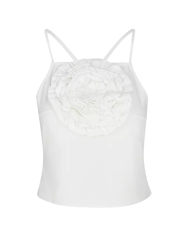 DESIGNERS REMIX | Top Cropped Fit CONNER  | Blanco