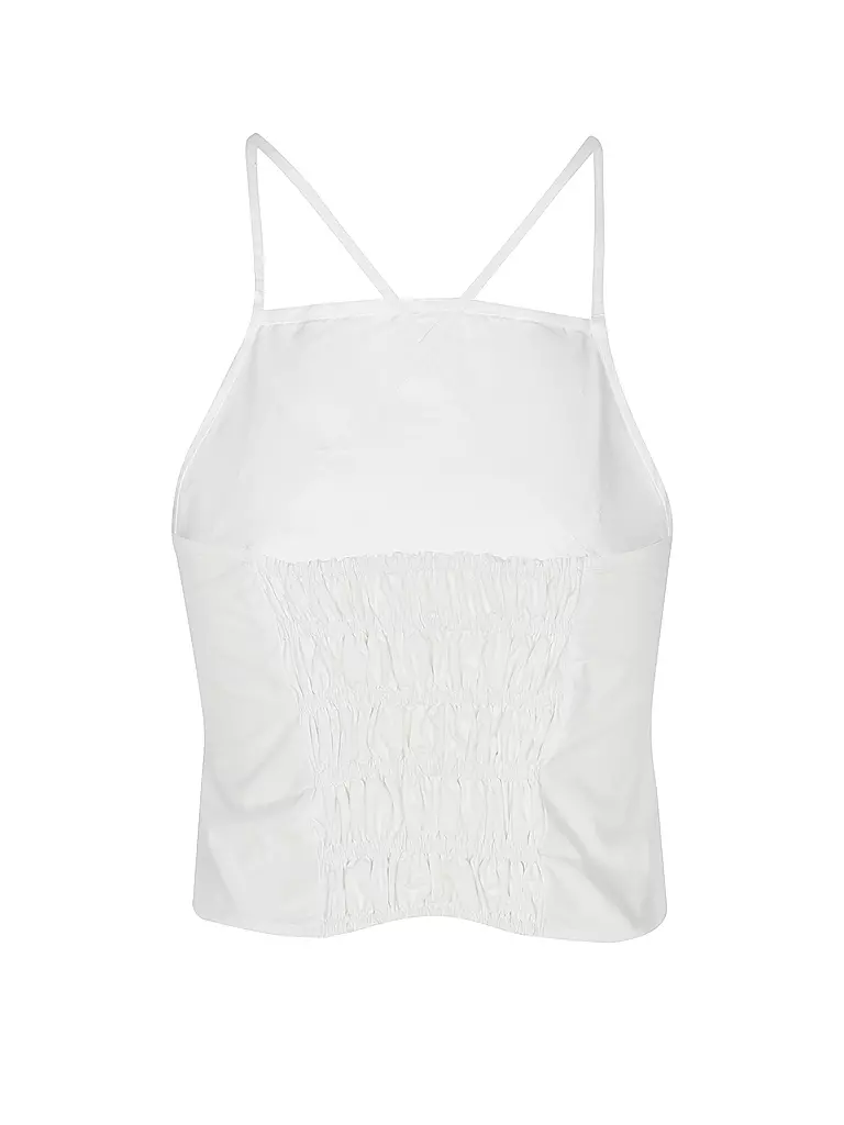 DESIGNERS REMIX | Top Cropped Fit CONNER  | Blanco