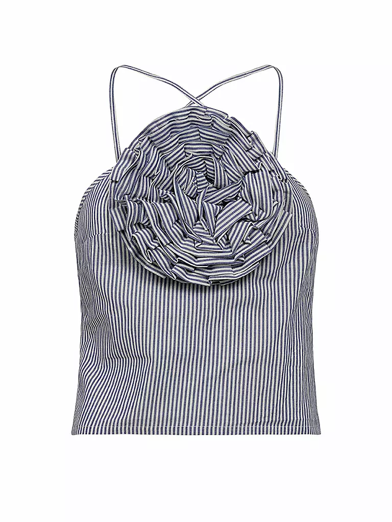 DESIGNERS REMIX | Top Cropped Fit HARRIET | Azul claro