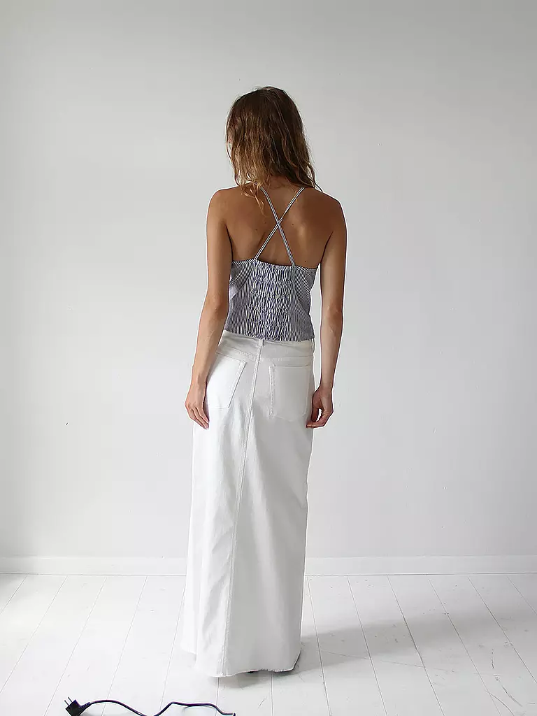 DESIGNERS REMIX | Top Cropped Fit HARRIET | Azul claro