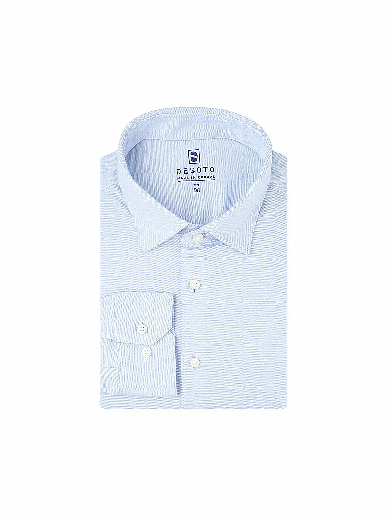 DESOTO Camisa de punto azul claro