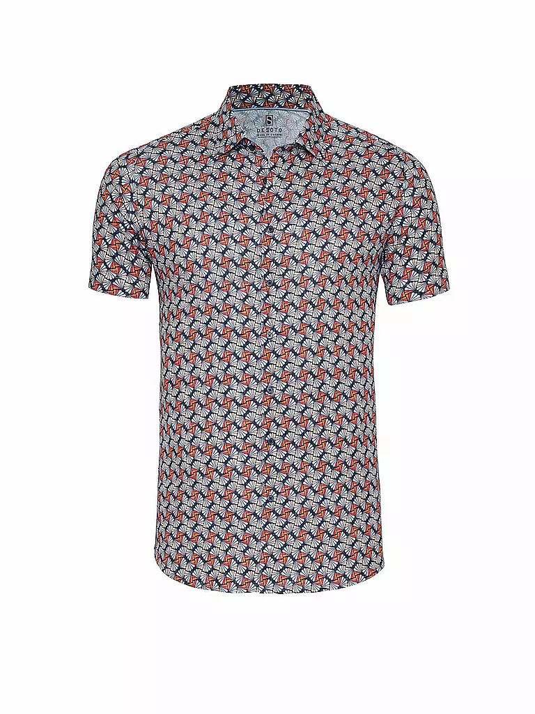 DESOTO | Camisa de jersey de corte entallado | Naranja