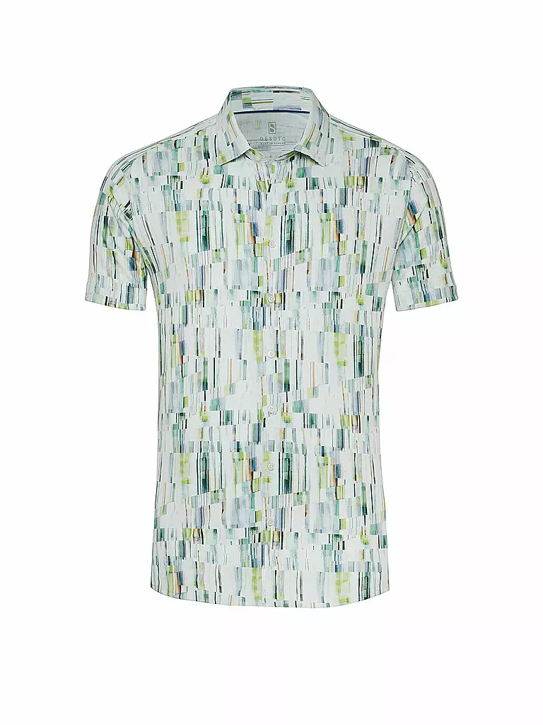 DESOTO | Camisa de jersey Slim Fit | Azul oscuro