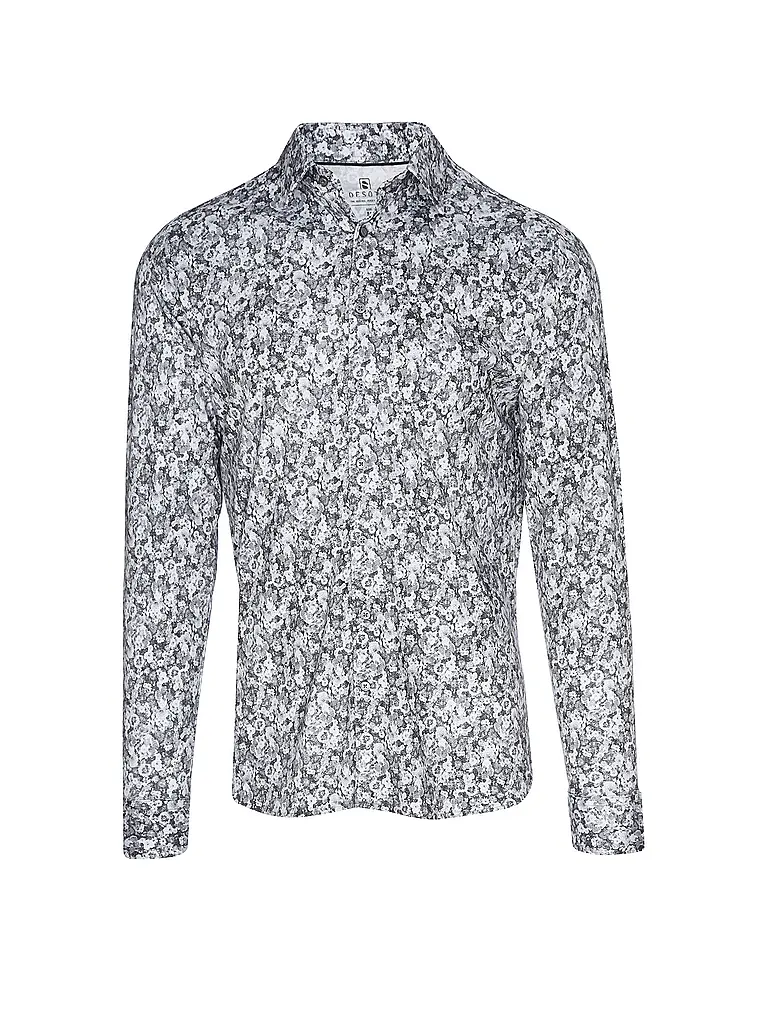 DESOTO | Camisa de jersey Slim Fit | Negro