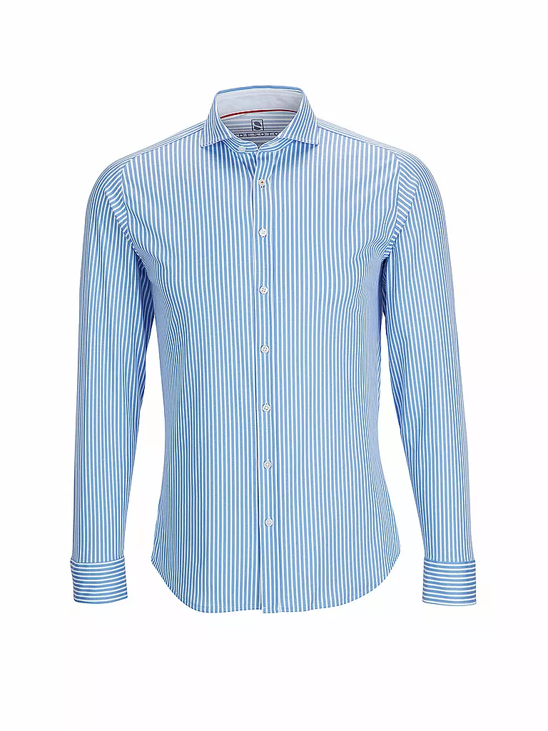 DESOTO | Camisa de punto de jersey | Azul