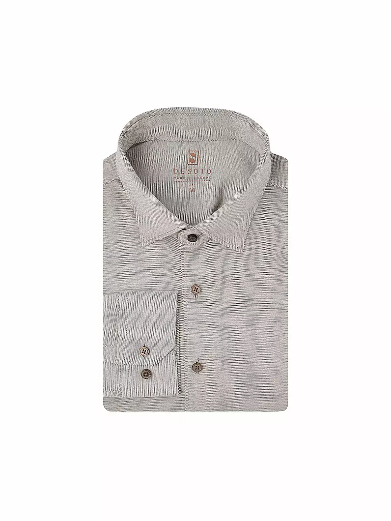 DESOTO | Camisa de punto de jersey | Beige