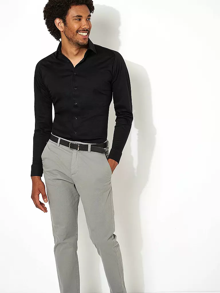 DESOTO | Camisa de punto de jersey | Negro