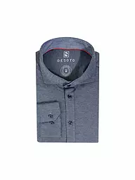 DESOTO | Camisa de punto jersey | Azul