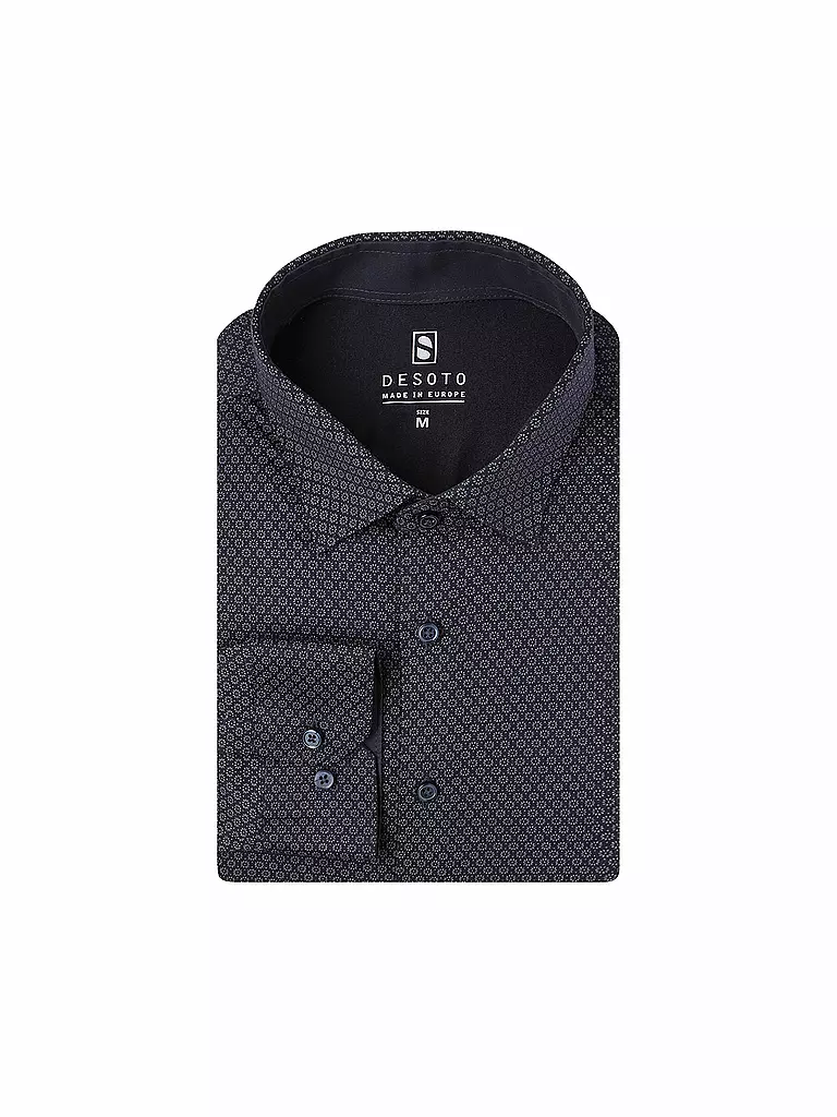 DESOTO | Camisa de punto jersey | Azul