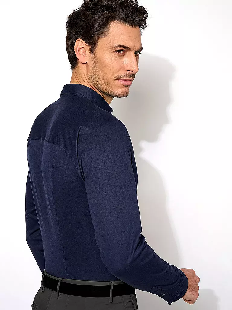 DESOTO | Camisa de punto jersey | Azul