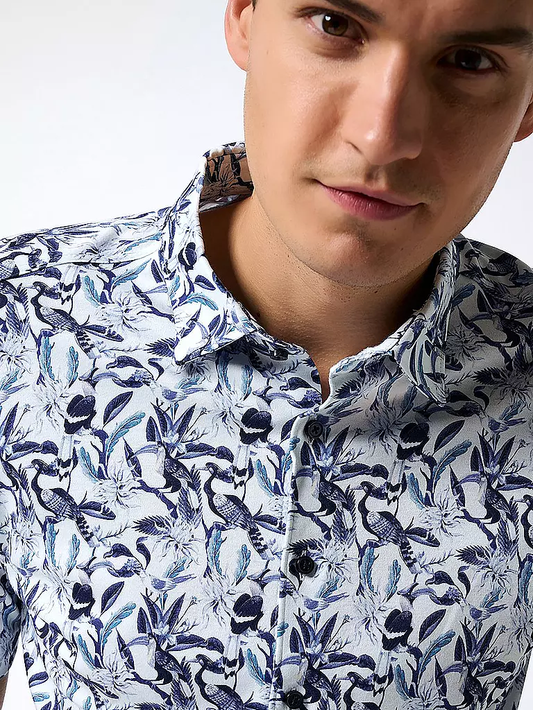 DESOTO | Jerseyhemd Slim Fit  | Blanco