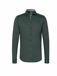 DESOTO | Jerseyhemd Slim Fit | Verde oscuro