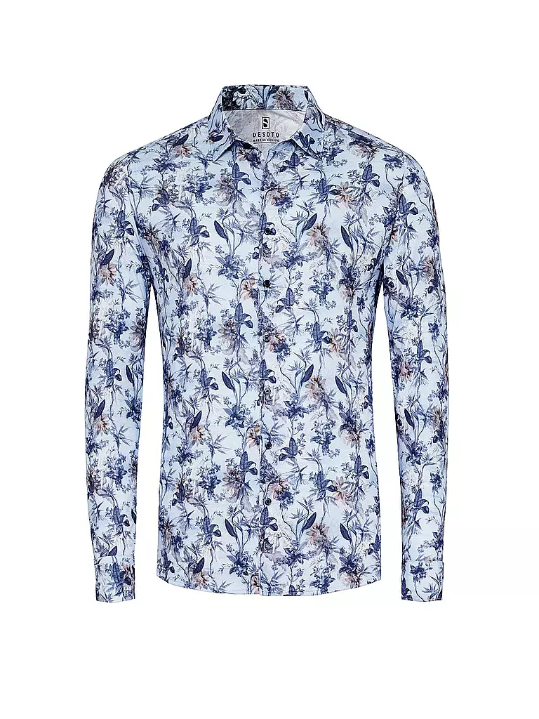 DESOTO | Jerseyhemd Slim Fit | Azul claro