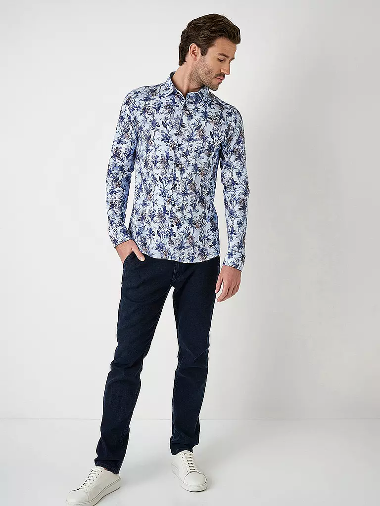 DESOTO | Jerseyhemd Slim Fit | Azul claro