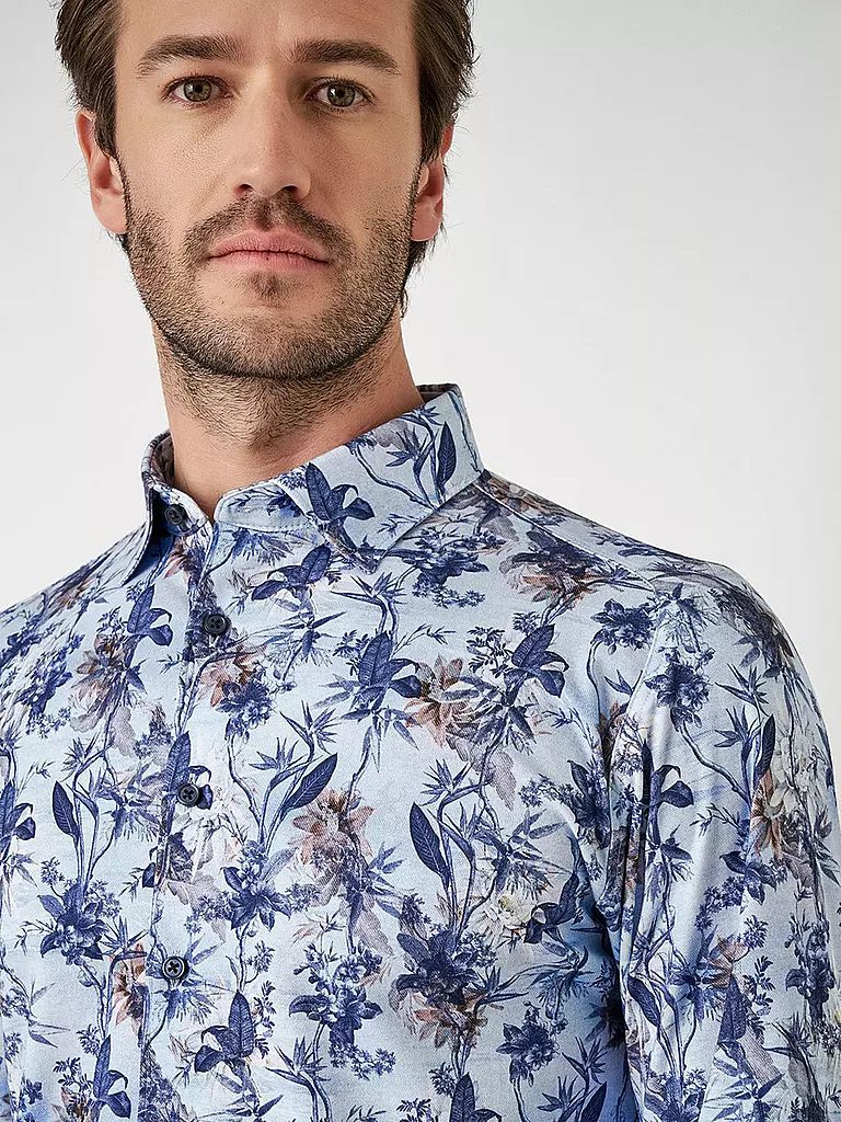 DESOTO | Jerseyhemd Slim Fit | Azul claro