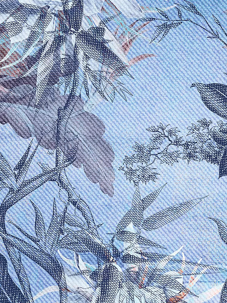 DESOTO | Jerseyhemd Slim Fit | Azul claro