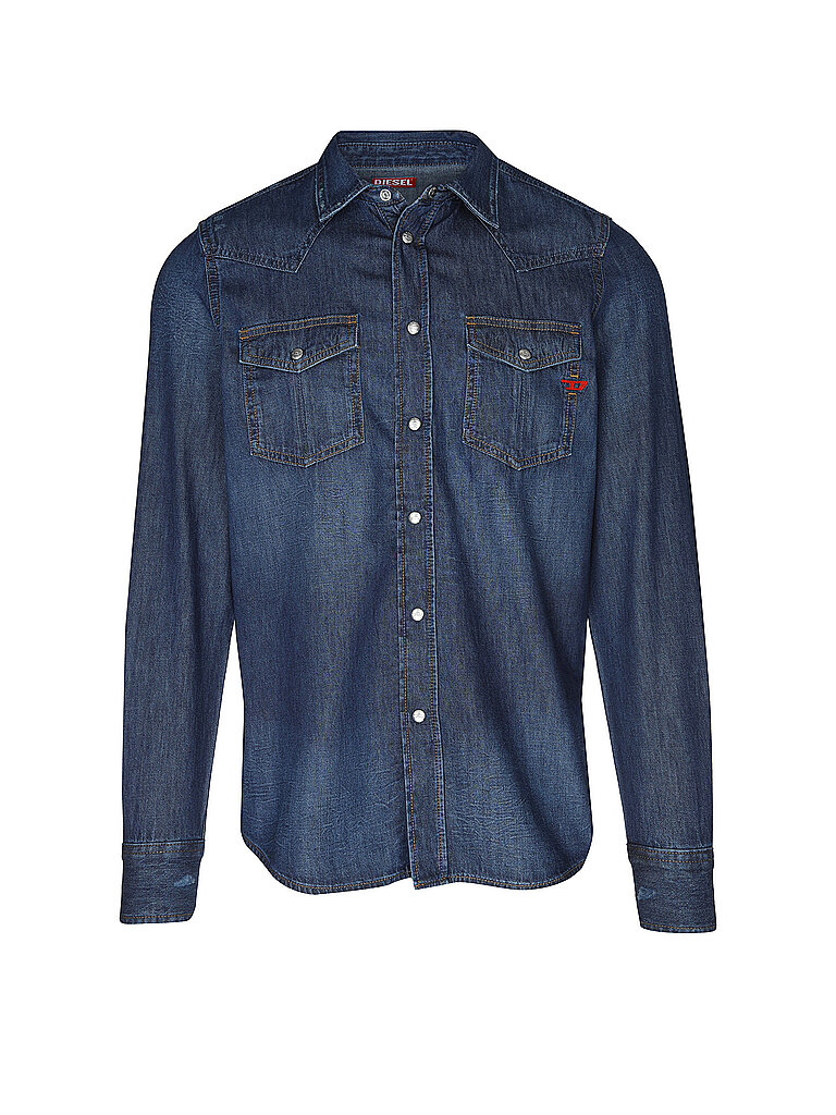 Diesel Camisa vaquera D-VEGA azul