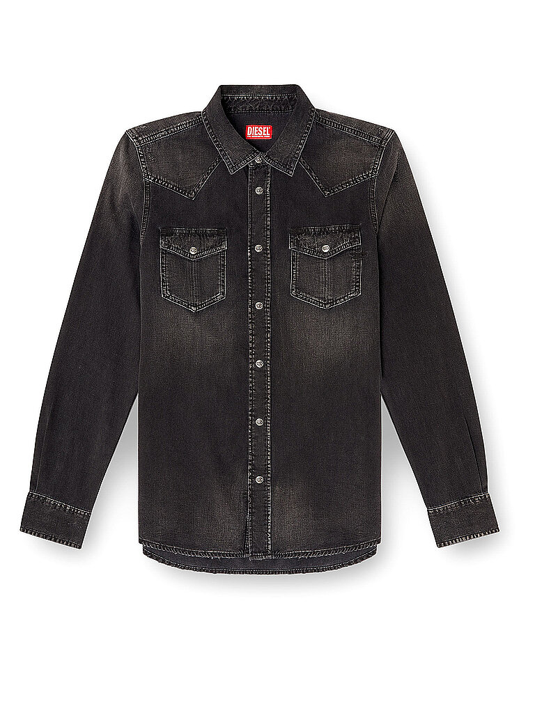 Diesel Jeanshemd D-VEGA negro