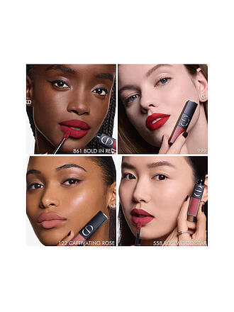DIOR | Rouge Dior On Stage Ink Blur Matte Labial Líquido No Transfer (861 Bold in Red)