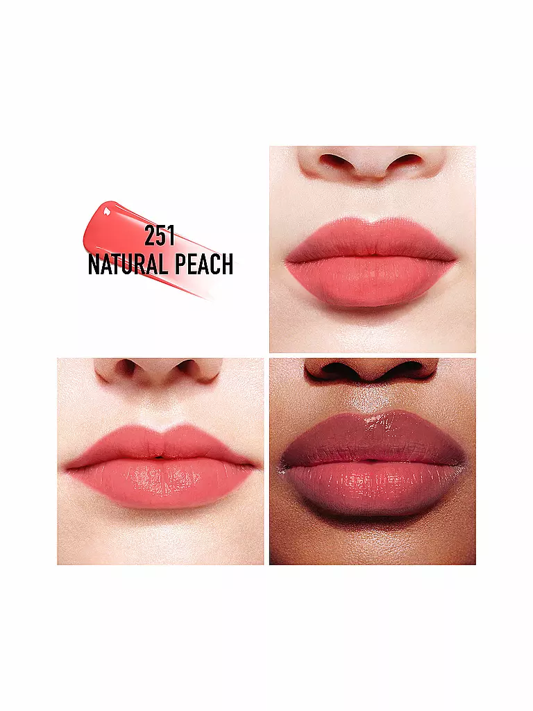 DIOR | Brillo de labios - Dior Addict Lip Tint (251 Natural Peach) | Coral