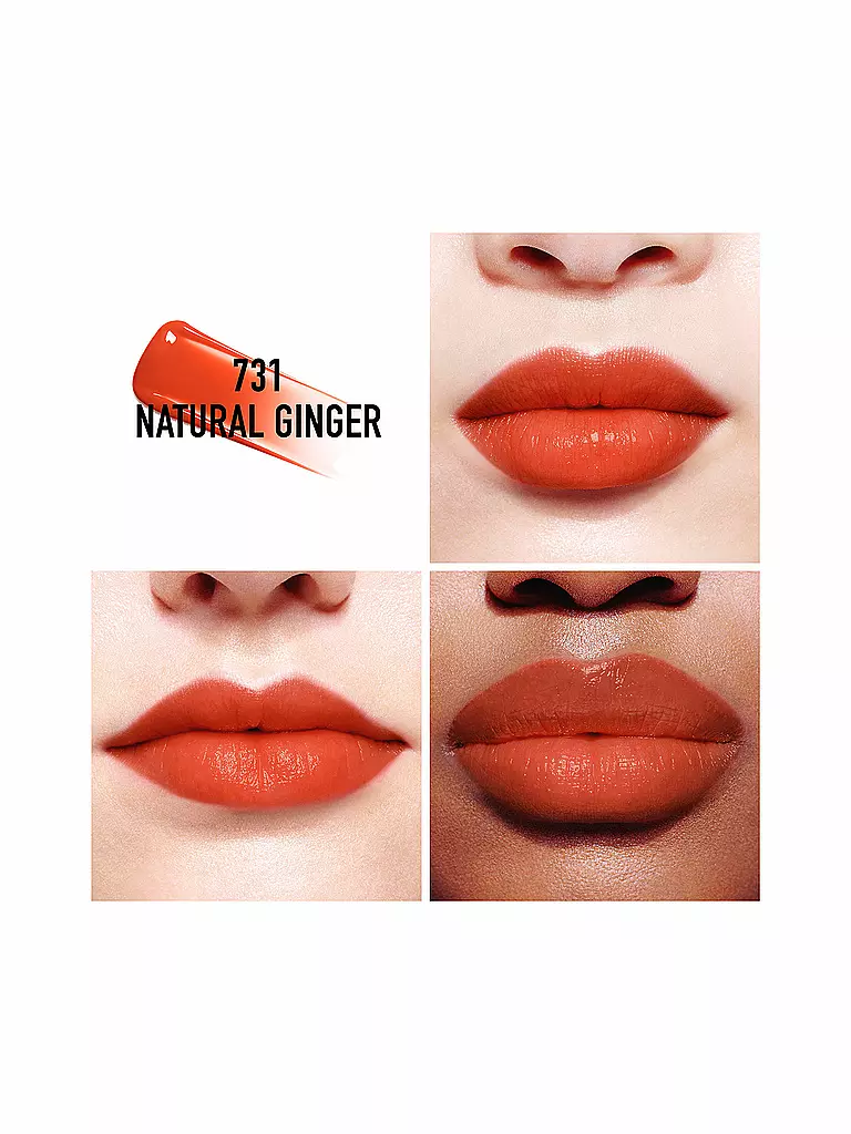 DIOR | Brillo de labios - Dior Addict Lip Tint (731 Natural Ginger) | Naranja