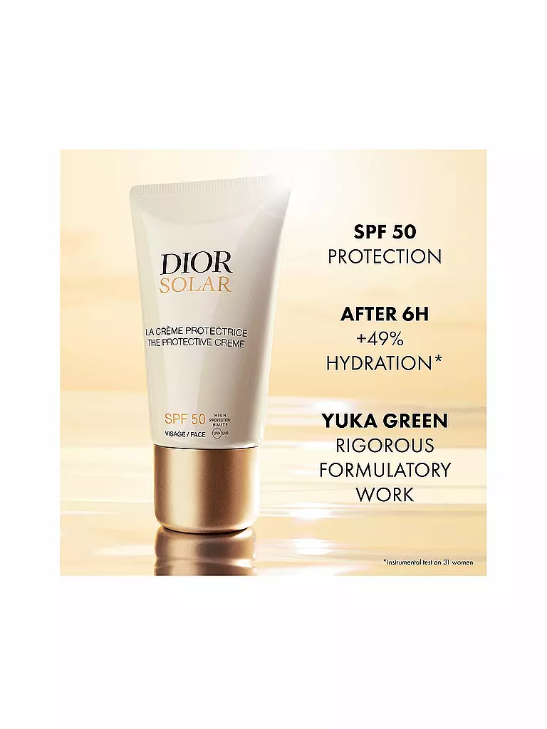 DIOR | Cuidado solar - Dior Solar La Crème Protectrice Visage SPF 50 50ml | Sin color