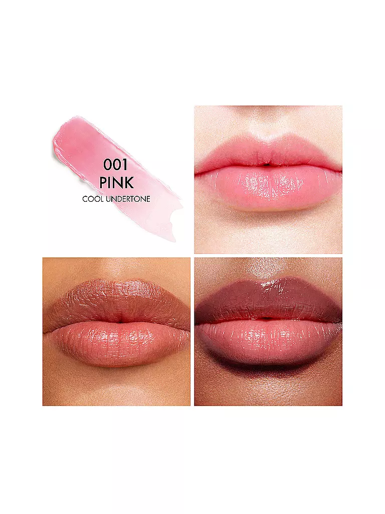 DIOR | Dior Addict Lip Glow Bálsamo labial hidratante 48 horas (001 Pink) | Rosa