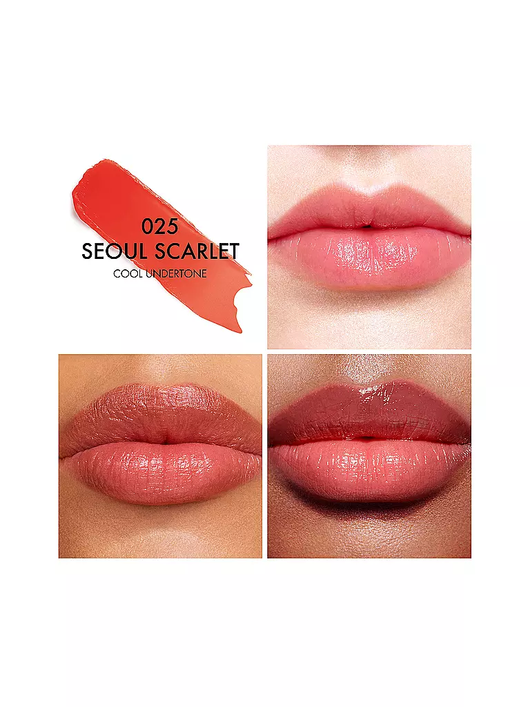 DIOR | Dior Addict Lip Glow Bálsamo labial hidratante 48 horas (025 Seoul Scarlet) | Coral