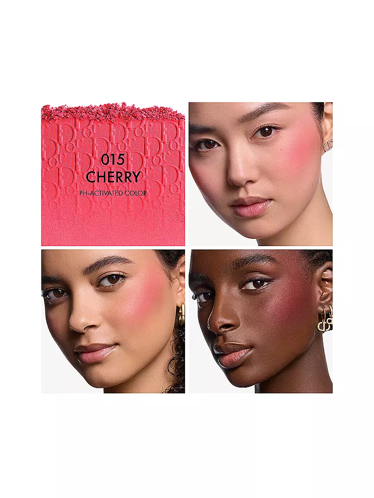 DIOR | Dior Backstage Rosy Glow Colorete con color activado por pH - Larga duración (015 Cherry) | 