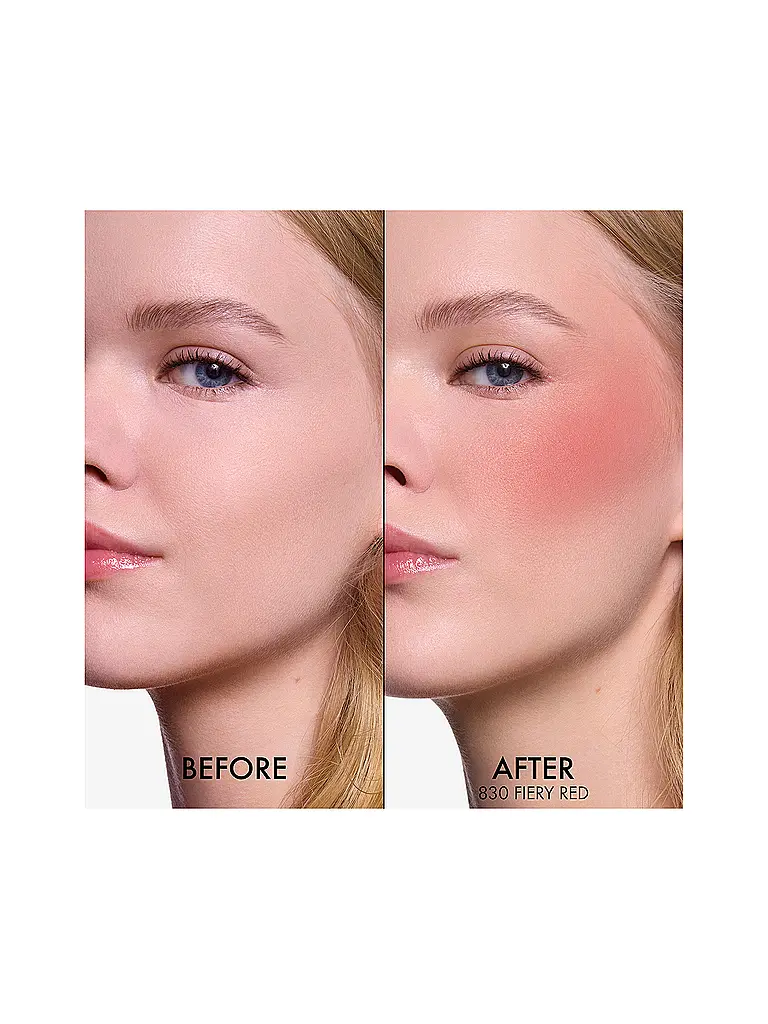 DIOR | Dior Backstage Rosy Glow Edición Limitada Colorete con color activado por pH - Larga duración (830 Firery Red) | 