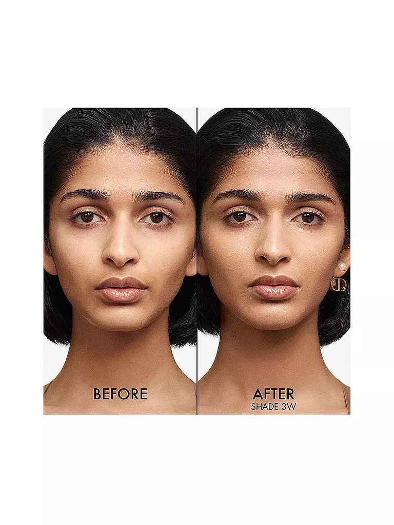 DIOR | Dior Forever Hydra Nude - Base de maquillaje con 24 horas de perfección natural y 48 horas de hidratación (3 W Warm) | Camel