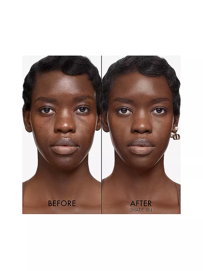 DIOR | Dior Forever Hydra Nude - Base de maquillaje con 24 horas de perfección natural y 48 horas de hidratación (8 N Neutral) | Marrón
