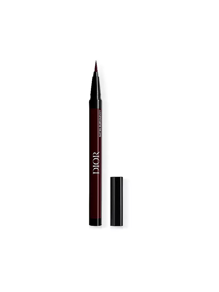 DIOR | Diorshow Liquid Liner Eyeliner con punta de fieltro ultraprecisa (881 Satin Burgundy) | Rojo oscuro