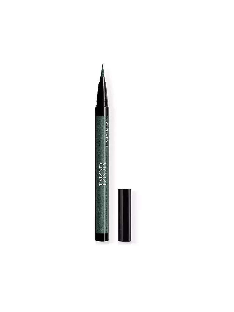 DIOR | Diorshow Liquid Liner Eyeliner de punta de fieltro ultrapreciso (386 Pearly Emerald) | Verde oscuro