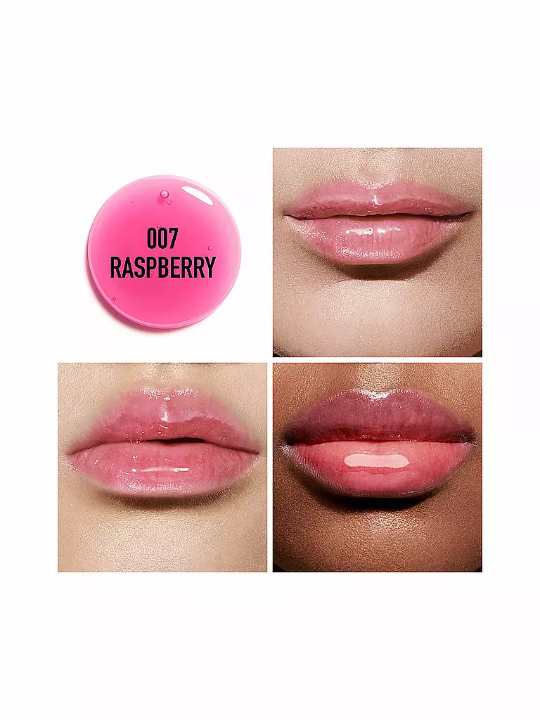 DIOR | Lápiz labial - Dior Addict Lip Glow Oil (007 Raspberry) | Fucsia