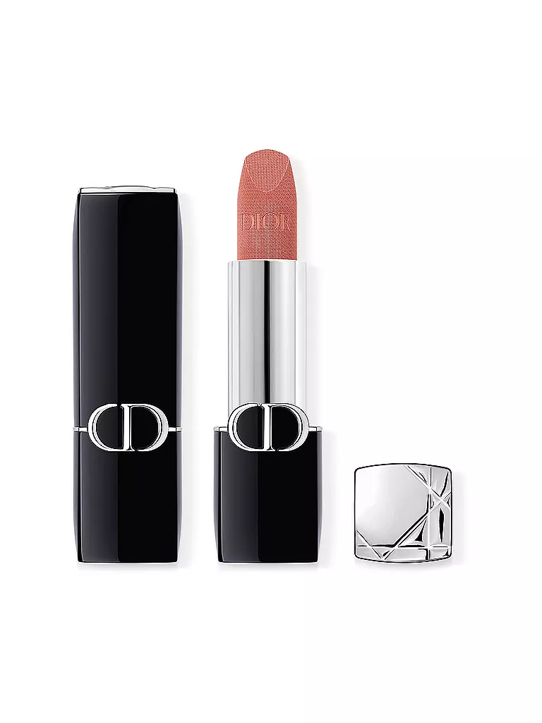 DIOR | Lápiz labial - Rouge Dior Velvet Lipstick (100 Nude Look) | Camel